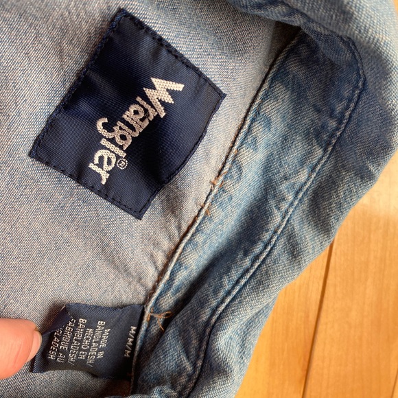 Mens Wrangler Snap button Shirt - Picture 5 of 5